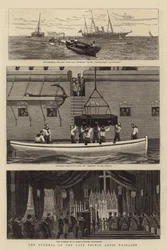 Das Begräbnis von Prinz Louis Napoleon